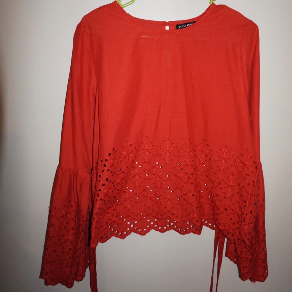 Orange Blouse